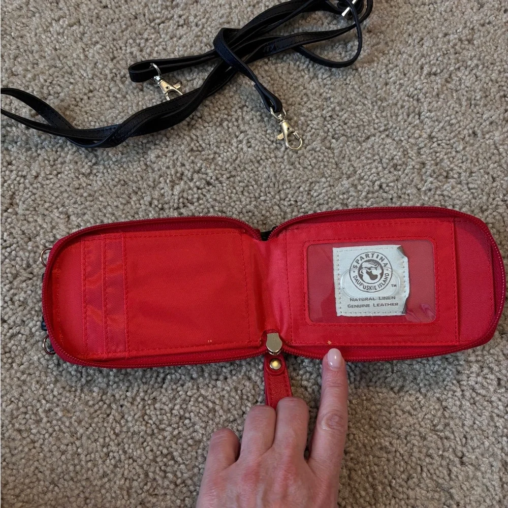 Spartina 449 Black and Red Phone Holster